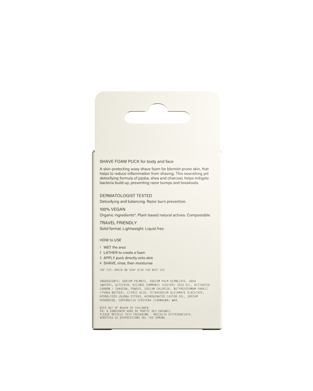 NIMBI Shea Butter Shave Foam Puck