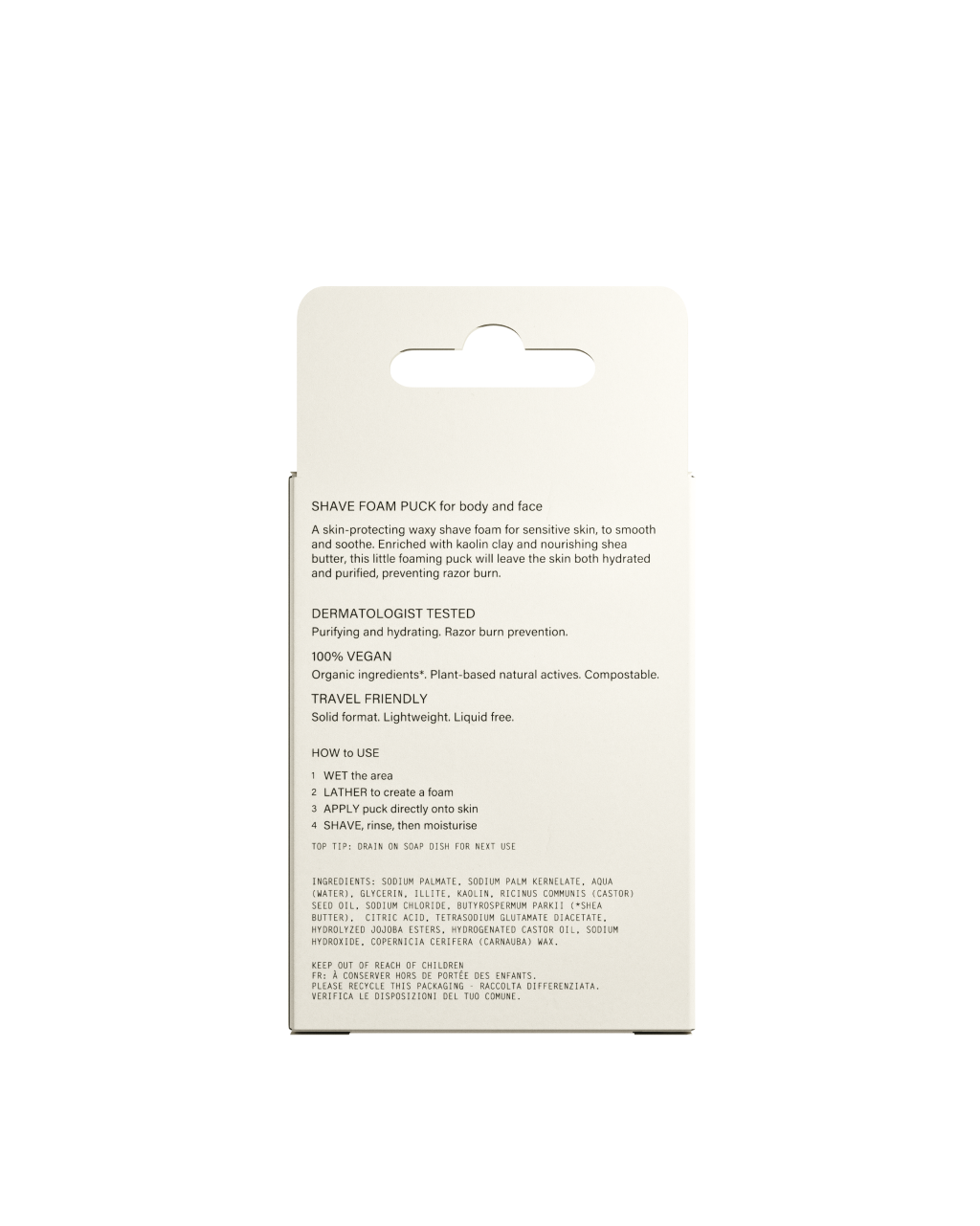 NIMBI Shea Butter Shave Foam Puck