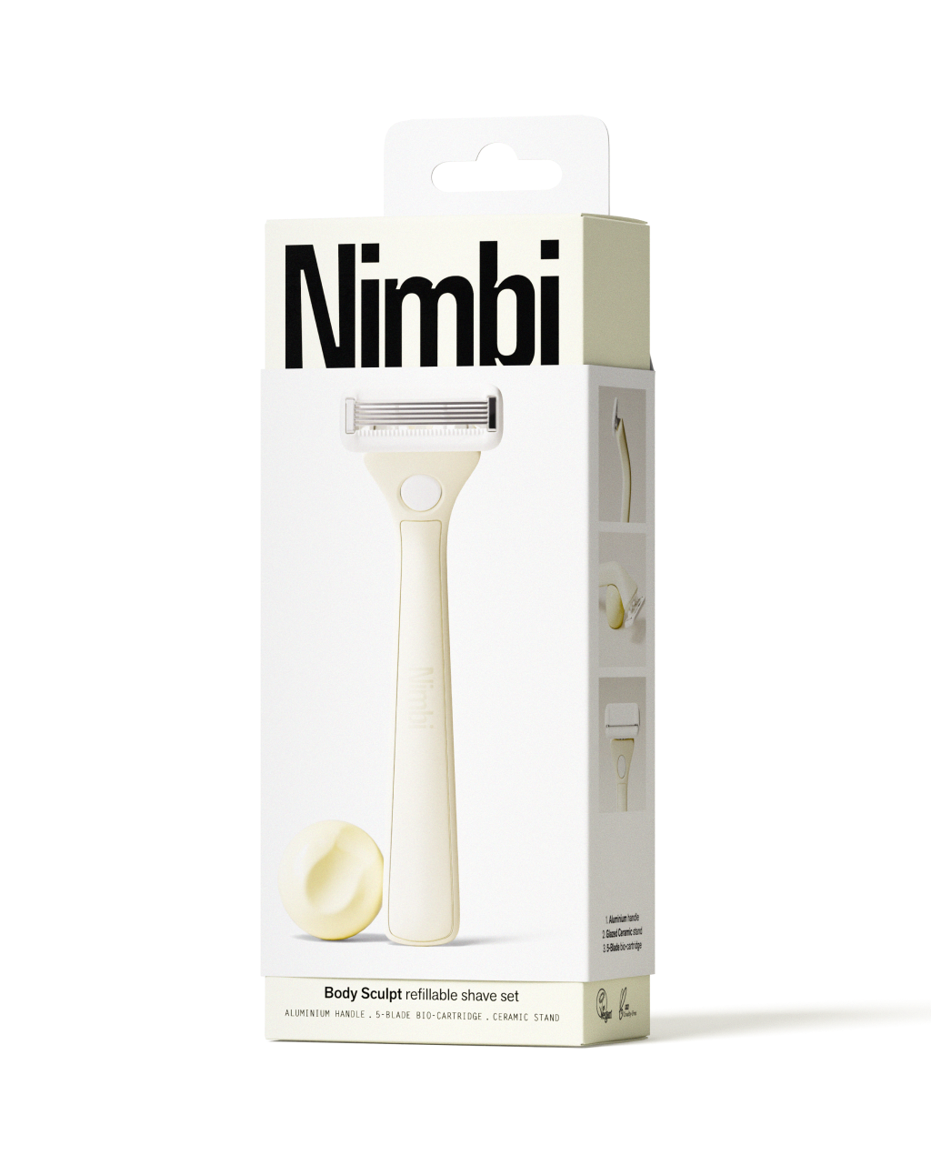 NIMBI Body Sculpt refillable shave set
